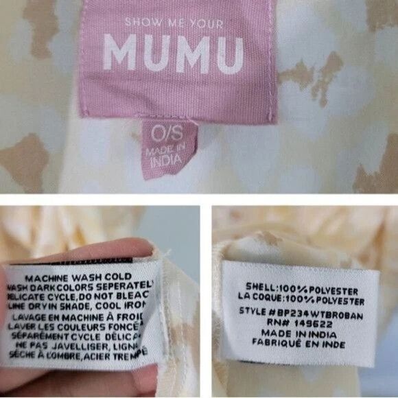 Show Me Your Mumu Women's O/S Animal Print Curateur The Harlow Robe - Picture 3 of 6